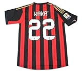 Kaka Retro Jersey CAMISTE 2013-2014 Full Patch RED&Black Color (L)