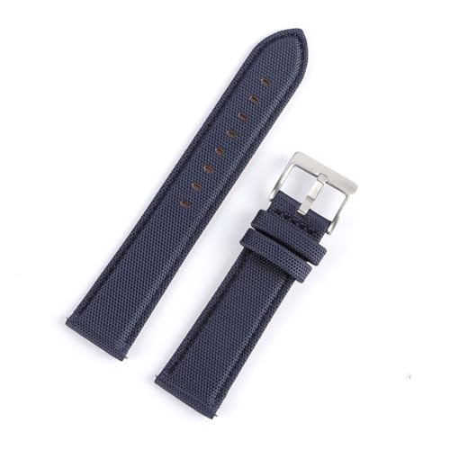SCWZZWSY Banda de lienzo de lona de liberación rápida de Nylon Watch Watch 18 mm 20 mm de 24 mm de liberación rápida para femeninos