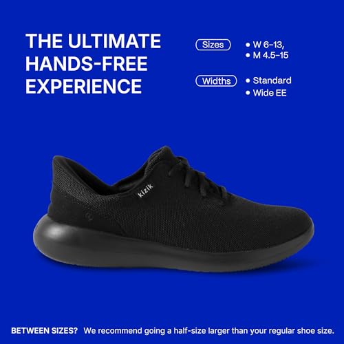 Kizik Slip On Sneakers: Madrid - Comfortable All-Day Wear, Hands Free Convenience, Breathable Knit Top, Mens & Womens Walking Shoes with Arch Support - Wide Width4