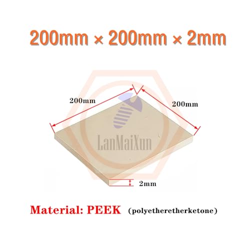 Feuille de matériau isolant plastique PEEK contre la corrosion
