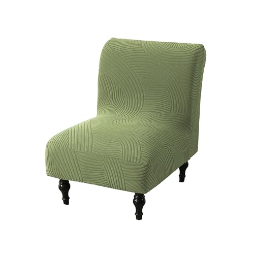 Image of Eco-Ancheng Armless Chair Slipcover Removable Armless Accent Chairs Covers Washable Armless Slipper Chair Slipcover Printed Armless Chair Furniture Protector Covers for Living Dining Room Hotel,22