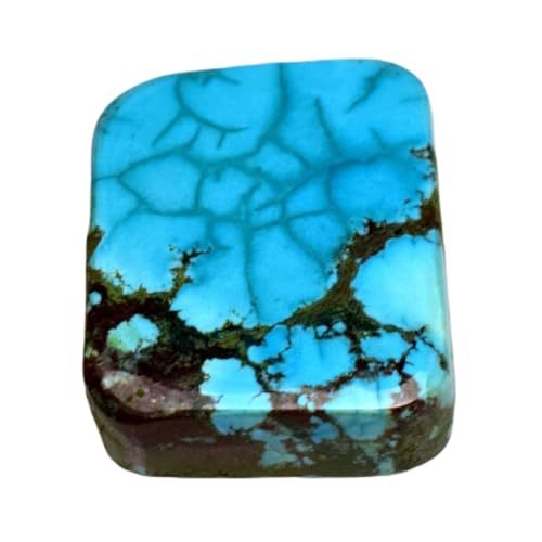Cabochon turquoise naturelle GH_NAT_08486 coussin haut de gamme pour collier