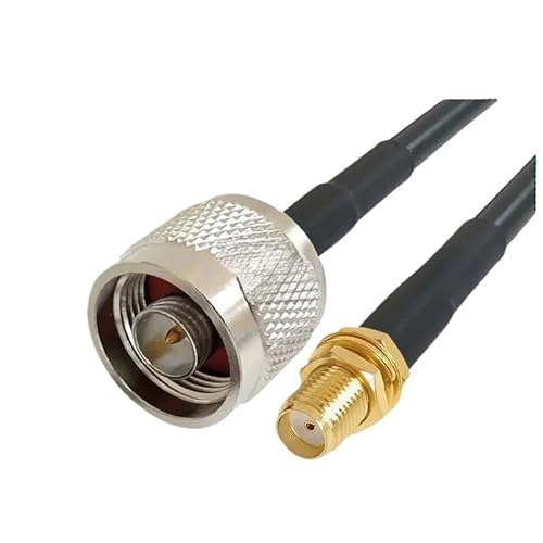 RG58 �P�[�u�� N �I�X - RP/SMA �I�X ���X �A�_�v�^ WI/*FI an*/�A���e�i�����R�[�h RG-58U 50 �I�[�� R*/F �����s�O�e�[�� �P�[�u��(NM-SMAF,2m)