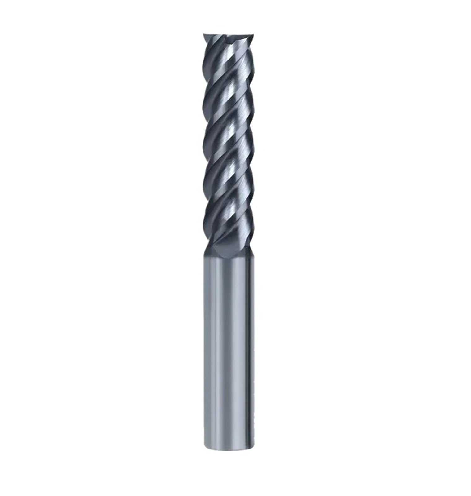 1 sztuk 6 ostrzy frezowanie HRC60 frez trzpieniowy z węglików spiekanych 8 10 12mm powłoka ze stopu narzędzie tnące stali wolframowej frezy trzpieniowe CNC(D12x45xd12x100L)