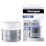 Neutrogena Anti Aging Retinol Face Cream with Hyaluronic Acid, Rapid Wrinkle Repair Regenerating Moisturizer, Fragrance Free, Paraben Free, Oil Free, 48mL