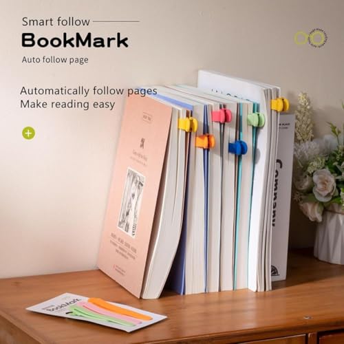 Image of 3pcs Silicone Automatic Bookmark - Unique Page Keeper Clip for Books | Self-Holding Page Holder for Readers, Kids, Women and Men | Flexible Bookmark Reading Accessories