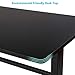 UNICOO Manual Standing Desk - Heavy Duty Game Desk, Crank Adjustable Height, Headphone Hook, 48 x 24 Inches (SYK01-Black)