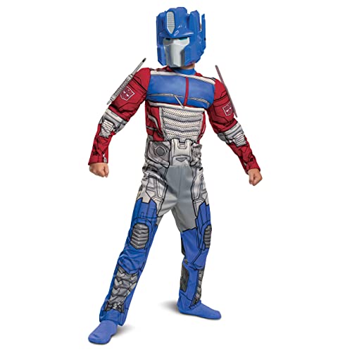 image for Disguise Optimus Prime Costume, Muscle Transformer Costumes for Boys, 