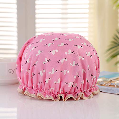 Jieddey Cuffia da Doccia Flamingo,3 PCS Cappello