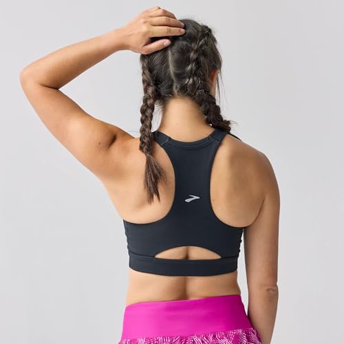 Brooks Women's Luxe Pocket Bra, Supportive Sports Bra with Pocket for Training, Workouts & Running3