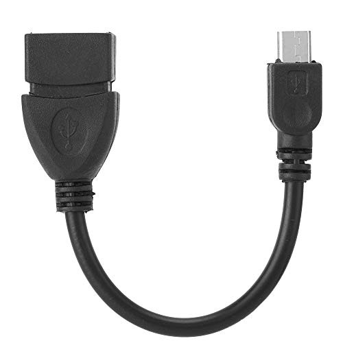 Xiuganpo Cable USB OTG, Teclado Adaptador AndroidOS OTG Negro de para Disco U