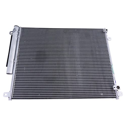 Image of TRQ A /C Condenser and Receiver Drier Assembly Compatible with 2020-21 Honda Civic Sedan L4 2.0L 2017-19 Civic LX L4 2.0L 2017-18 EX 2017-18 LX-P 2016 EX LX-P LX