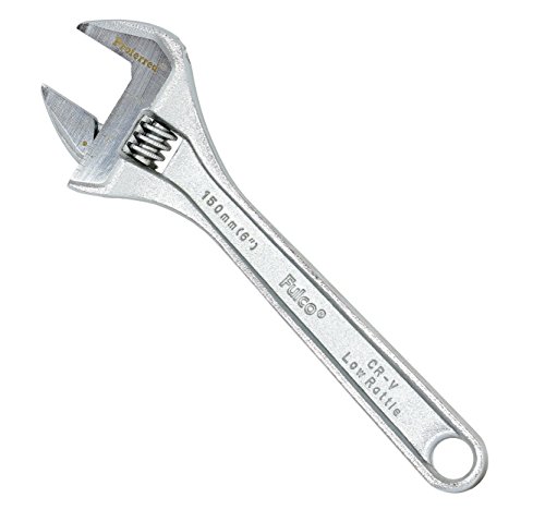 Clé à molette Proferred T05052 en acier avec finition chromée