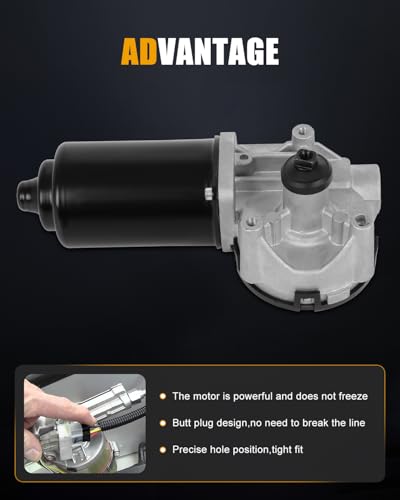 Image of ROADFAR Front Windshield Wiper Motor Replacement for 1997-2003 for Ford for Windstar 1F2Z17508AA,F78Z17508AA Wiper Motor 5 Pins