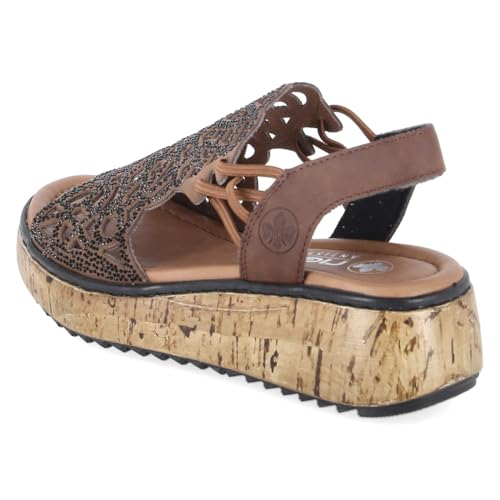 Sandales Rieker V1765 Femme dotées d'une semelle amortissante anti-stress