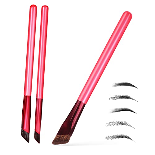 NOLITOY Brow Brush Set 3 Eyebrow Makeup Brushes Professional for Hair Stroke Beauty Tool Natural Look
