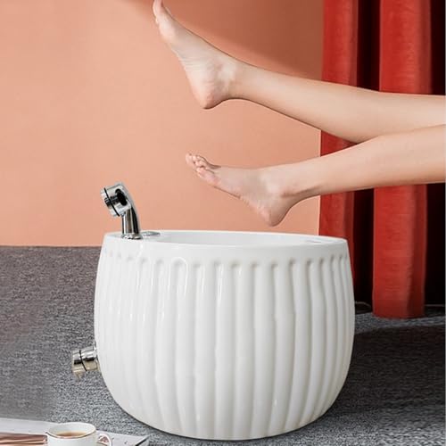 Spa de pies acrílico portátil con masaje y luz miniatura 2