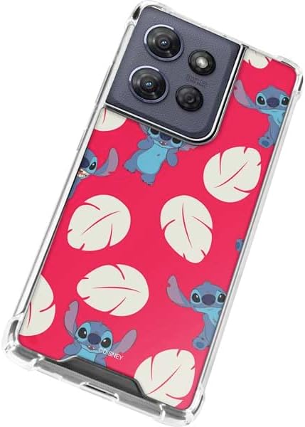 Skinit Clear Phone Case Compatible with Moto G Play 5G (2025) - Officially Licensed Disney Lilo and Stitch Character Pattern Design