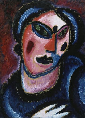 Tableau blanc d'Alexej Von Jawlensky impression d'art pour salon moderne