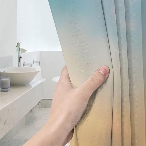 Rideau de baignoire imperméable en polyester pour éviter les éclaboussures - 5