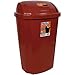 Hefty 13.5 Gallon Swing Lid Trash Can, Red