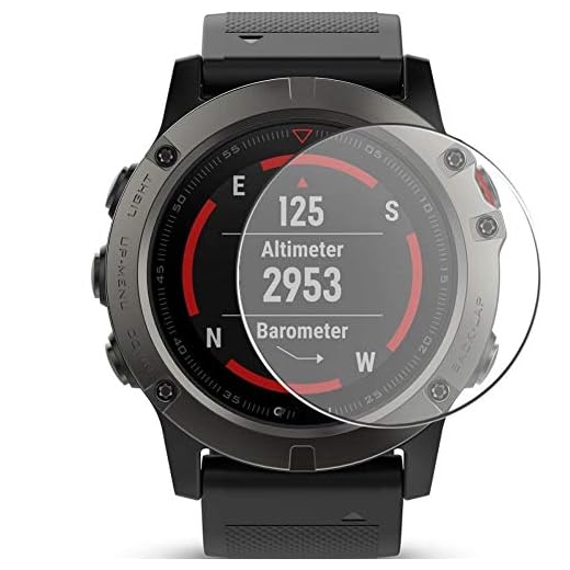 Vaxson 3-pack skärmskydd i härdat glas, kompatibelt med Garmin Fenix 5X 51 mm, 9H skyddsskyddsskyddsfilm skydd [INTE fodral]