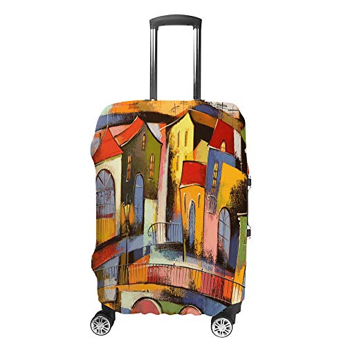 Housse de protection valise voyage lavable motif conte de fées anti-poussière durable