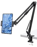 SHAWE Tablet Halterung Ständer für Bett 360°Drehbarer Tablet Halter - Flexibler Verstellbarer Lang Arm Handyhalterung für alle 4,7-12,9 Zoll iPad/Tablets/iPhone/Galaxy Tabs/Handy/Switch usw