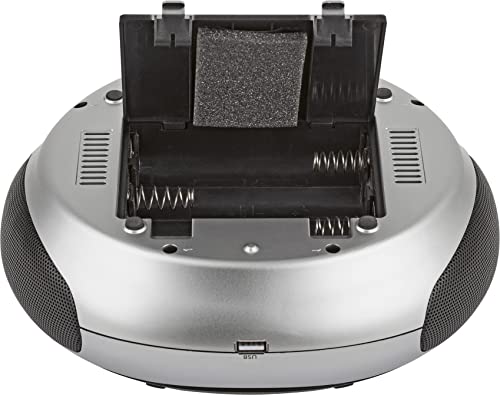 Imperial DABMAN PBB 2 draagbare cd-radio, digitale radio (CD-speler, DAB+/DAB/FM, boombox, stereo, batterij/netvoeding, AUX-in) zwart/zilver - Image 6