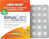 Boiron SinusCalm Tablets for Sinus Pain Relief, Runny Nose, Congestion, Sinus Pressure, Headache - 60 Count