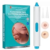 FLETUTE Stielwarzen Entferner Kit - Sanftes Warzenentferner-System mit Präzisionsapplikator, Schmerzfreie Anwendung für Frauen & Männer, Inkl. 2-in-1-Tag Buddy Technologie und glättende Wirkung​