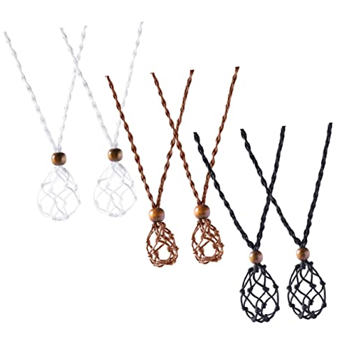Cordon de pendentif tressé en cristal QHQQXN pour porter vos pierres sans les percer