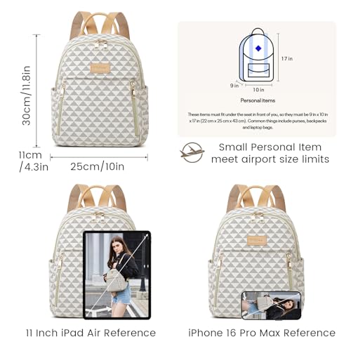 Image of Backpacks for Women Fashion PU Leather Bag Multipurpose Design Convertible Satchel Bag Travel Backpack Handbag and Purse 2Pcs