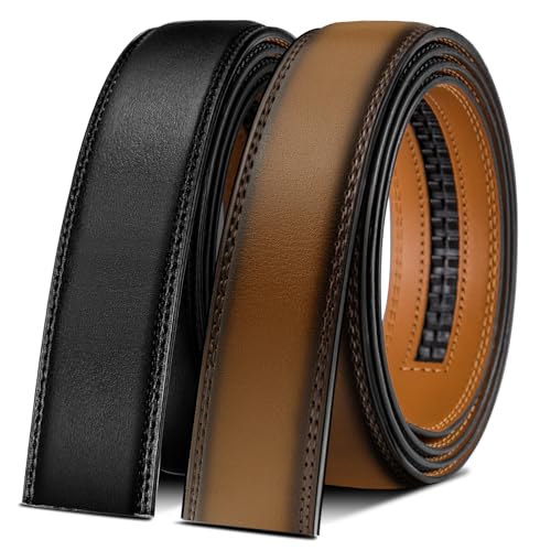 BULLIANT Men Belt Customizing-Ratchet Belts Strap Buckle Individual For Repalcement or Self-Assembling 1 3/8