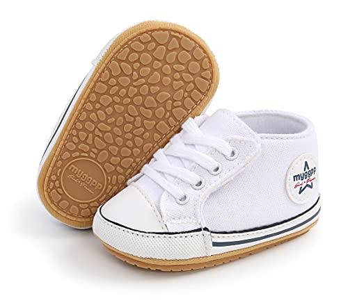 Sehfupoye Babymeisjes jongens gymschoenen peuters schoenen canvas eerste wandelschoenen pasgeborenen anti-slip prewalker… - Image 4