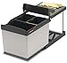 Pattumiera estraibile per cucina 3 secchi raccolta differenziata - Automatica, scorrevole -517