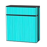 シガレットケース シガレットボックス ァッション 紳士 タバコケース 軽量 40本 収納 たばこケース,One Size,Blue