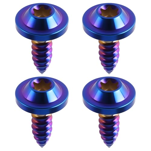4 Tornillos Titanio M5x15 mm Torx para Moto y Bicicleta miniatura 1