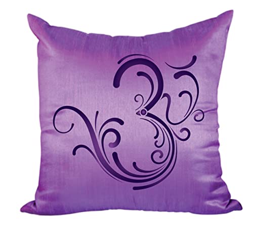 Fancy OM Stencil, 12.7 x 11.43 cm (S) - AUM Indian Mantra Sanskrit Hindu Spiritual Stencils for Painting Template - Image 2