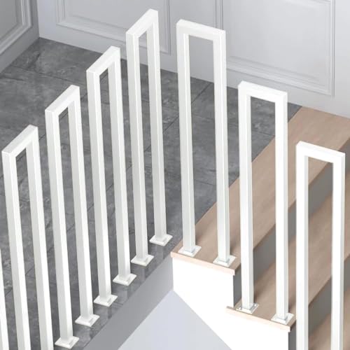 Main courante escalier extérieur en U fer forgé pour duplex