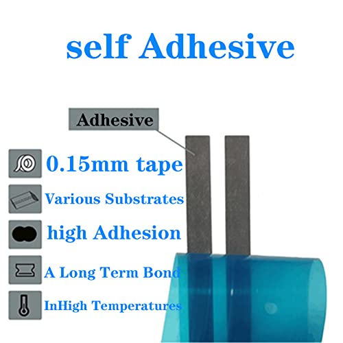 WESAPPINC Rubber Foot Strip Replacment for HP Envy x360 15-DS 15M-DS Series Laptop Bottom case Rubber Foot Strip (Grey) (Black) - Image 2