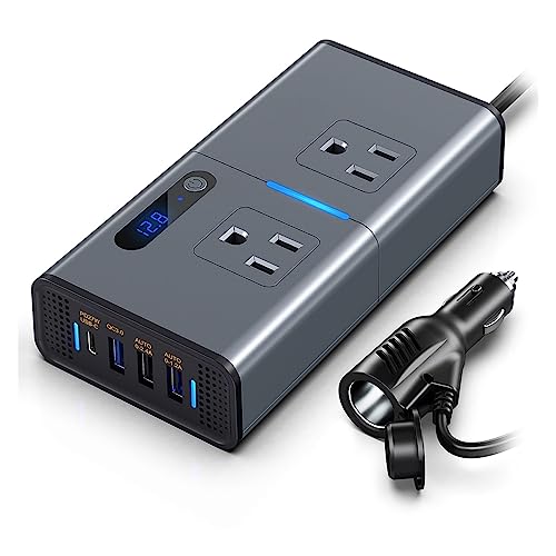 Convertisseur 12V 220V voiture 200W avec chargeur USB Type C - 2