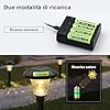 KINREECELL Rechargeable AA Batteries, Ni-MH Double A Solar Batteries True Capacity 1.2V Pre-Charged for Solar String Lights,Pathway Lights (AA-600mAh-12pack) #3