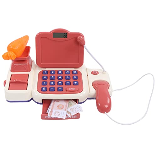 Dilwe Registrierkassen-Spielzeug, Simulations-Kassierer-Spielhaus, Rollenspiel-Spielzeug mit Mikrofon – Bild 8