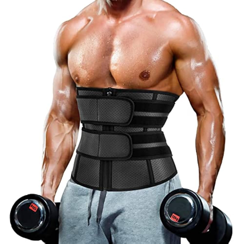 Fascia Addominale Dimagrante Uomo CHUMIAN - Cintura Lombare Regolabile, Sauna Effetto, Fitness - Foto 5