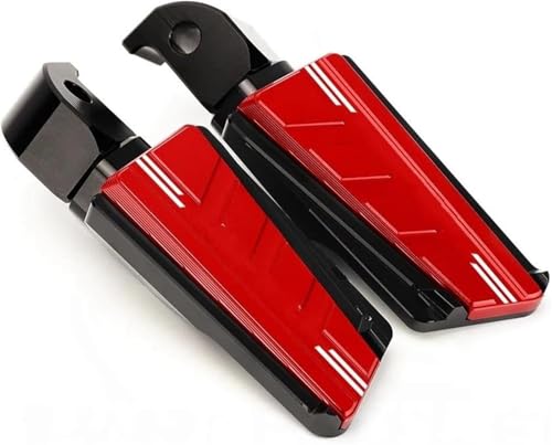 Repose pédales XMAX en aluminium rouge haut de gamme pour platine de moto X-MAX