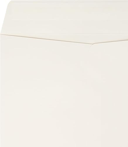 Miniatura 6 de LUXPaper Sobres de invitación cuadrados  Despegar y prensar  8 x 8 pulgadas  Natural  Texto de 70 libras  50 unidades