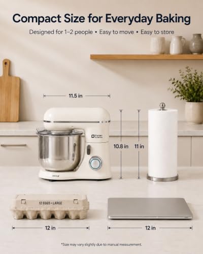 Image of Kitchen in the Box Stand Mixer, 3.5 QT Kitchen Electric Mixer for Baking