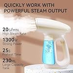 Bear Steamer for Clothes, Handheld Clothes Steamer,1300W Strong Power Garment Steamer with 230ml Tank,Fast Heat-up, Auto-Off, Steam Iron Fabric Wrinkle Remover with Brush for Home and Travel - Image 2