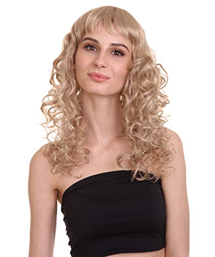 Wigs2you.com���f�B�[�X �t���E�B�b�O �����O�J�[�� �_�[�N�p�[�v�� �O���t�� �ϔM�t�@�C�o�[ ���R�Ȏd�オ�� �n���E�B���E�R�X�v���E�C�x���g�p �y�� ���K - �_�[�N�u�����h